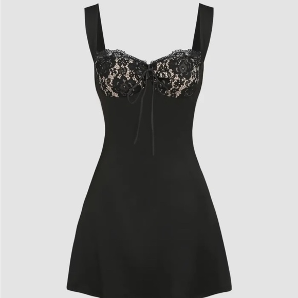 Women’s Black Mini Dress - Picture 5 of 5
